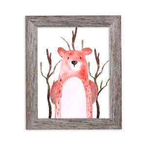 Woodland Collection - Bear - Be Brave - Print